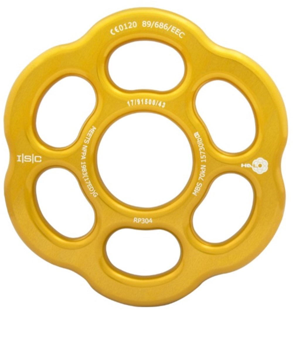 HALO Rigging Plate Large 70kN Gold