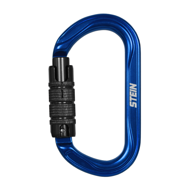 SECURA Oval Aluminium Karabiner Gold