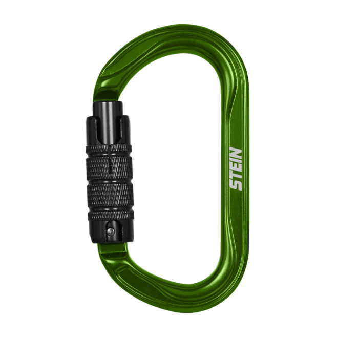 SECURA Oval Aluminium Karabiner Gold
