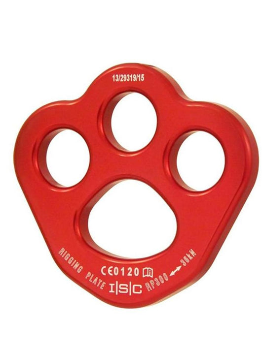 Rigging Plate Small 36kN Red