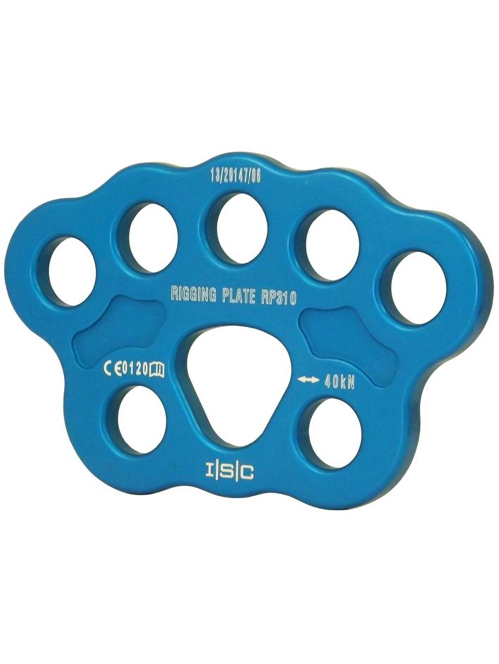 Rigging Plate Medium 40kN Blue – Treequest
