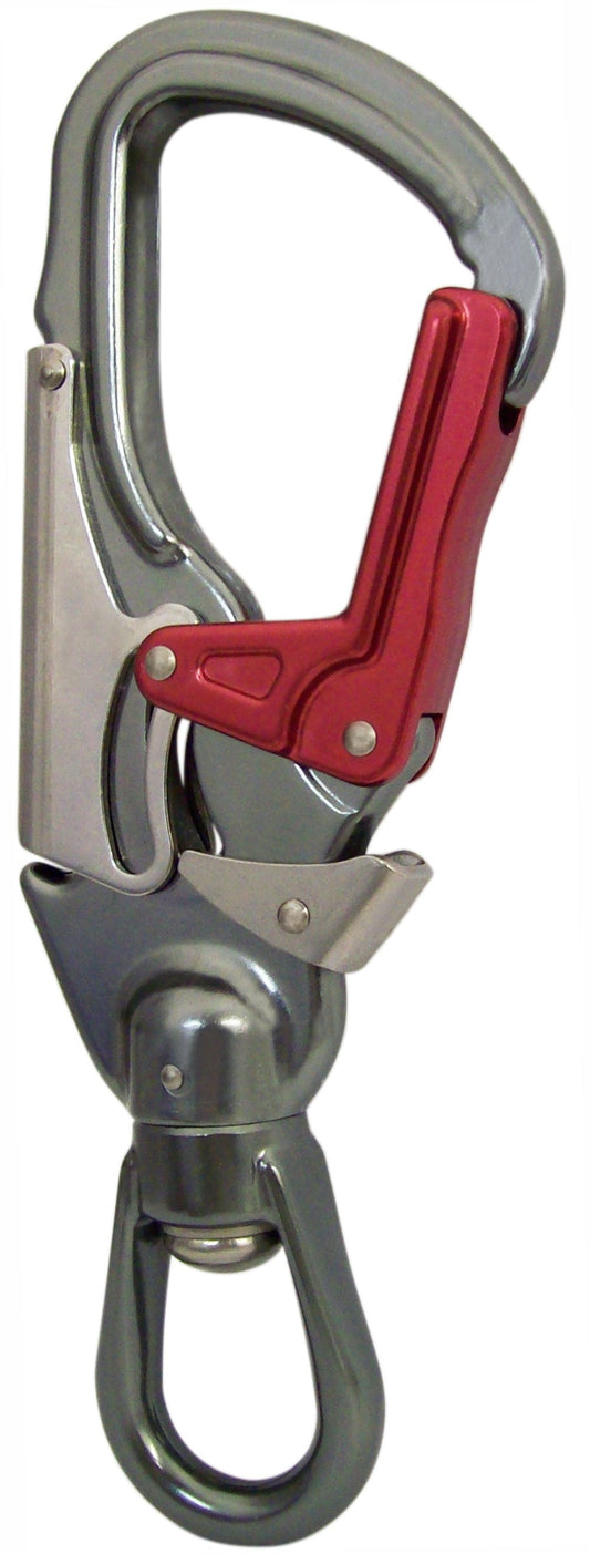 Triple Action Swivel Snaphook Aluminium 27kN